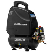 Draper 230V 6L Oil-Free Air Compressor 1.1kW/1.5hp