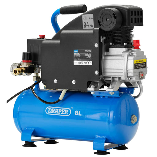 Draper Air Compressor 8L 0.75kW/1.1hp
