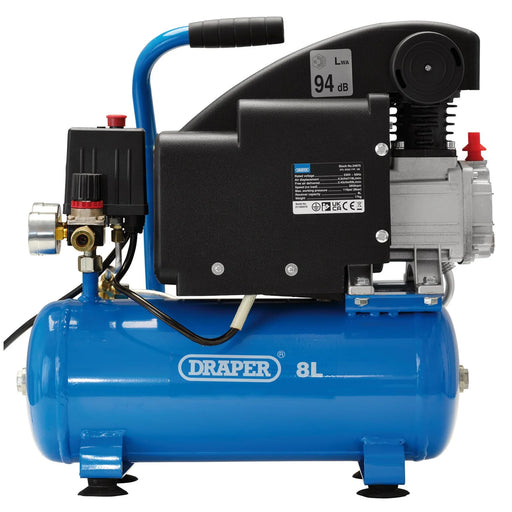 Draper Air Compressor 8L 0.75kW/1.1hp