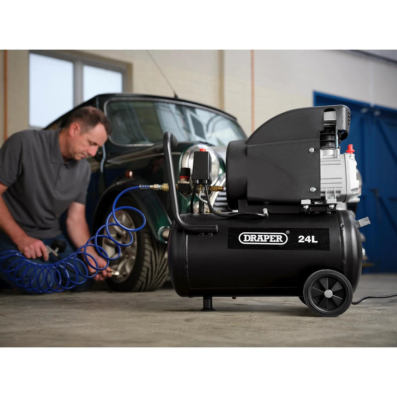 Draper Air Compressor 230V 24L 1.5kW/2hp