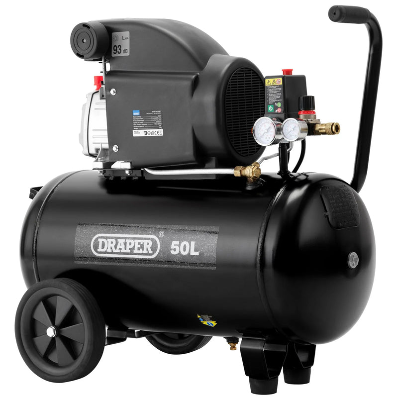 Draper Air Compressor 50L 230V 1.5kW/2HP