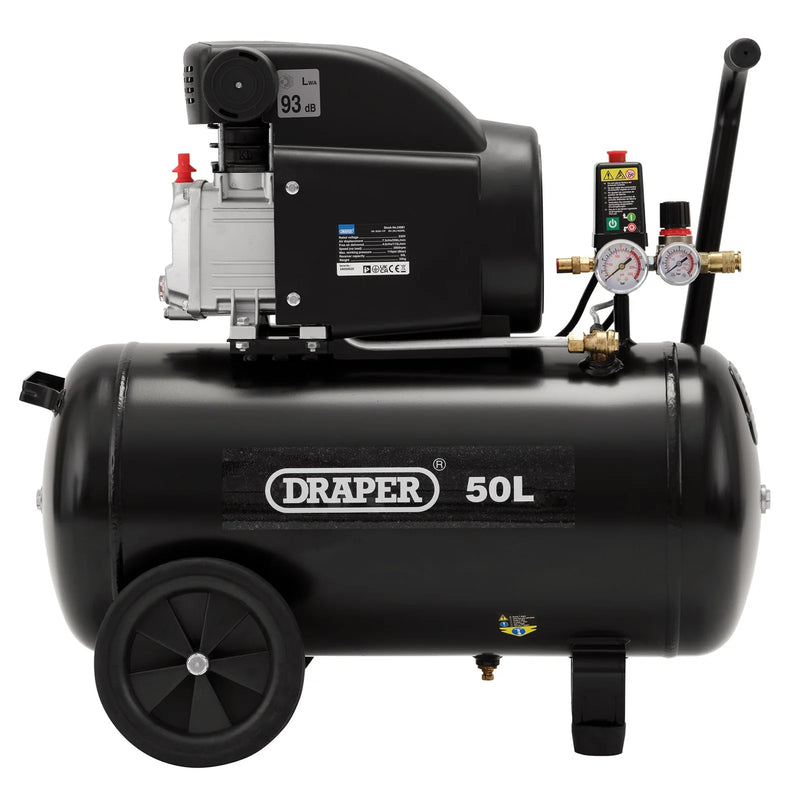 Draper Air Compressor 50L 230V 1.5kW/2HP