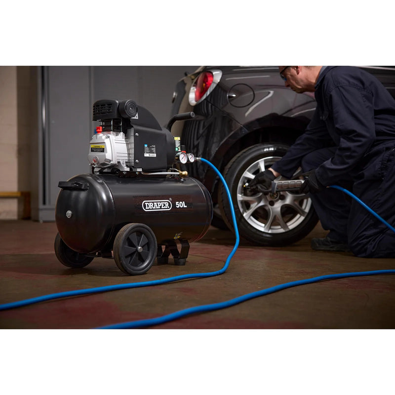 Draper Air Compressor 50L 230V 1.5kW/2HP
