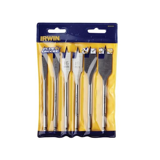 IRWIN® Blue Groove 4X Flat Bit Set, 6 Piece - 10502826