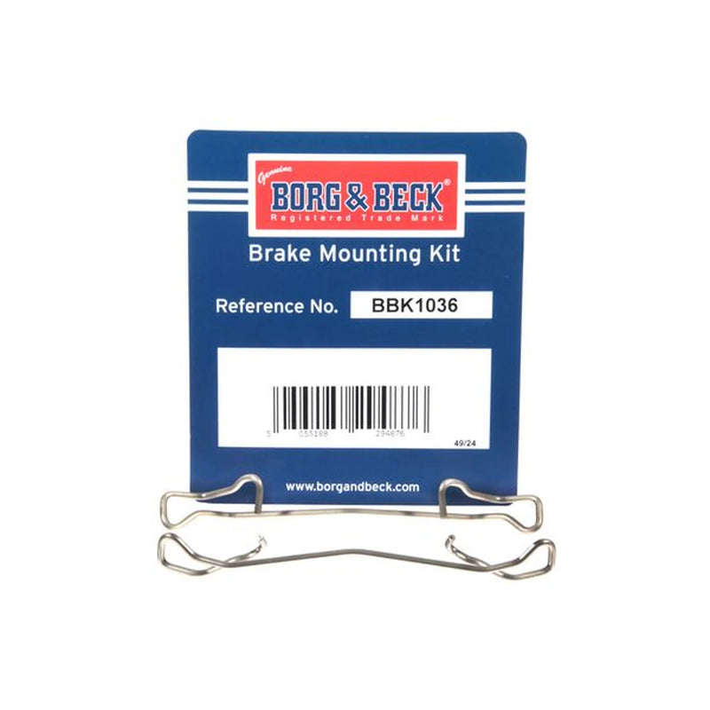 Borg & Beck Brake Pad Accessory Fitting Kit Front BBK1036