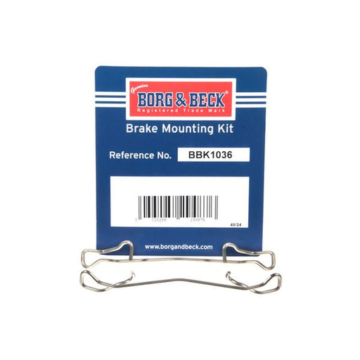 Borg & Beck Brake Pad Accessory Fitting Kit Front BBK1036