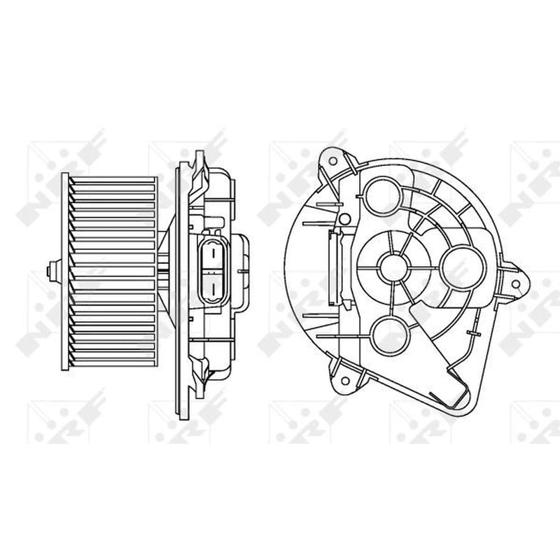 NRF Heater Blower Fan 34156
