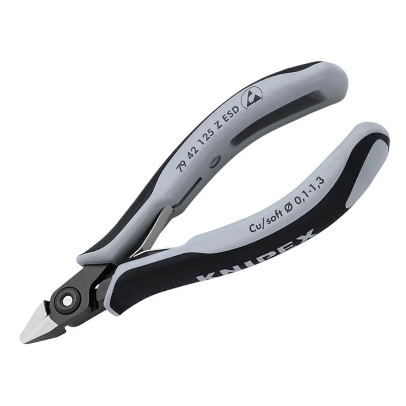 KNIPEX 79 42 125 Z ESD Precision Electronics Side Cutters 125mm