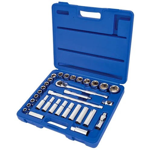 Laser Tools Socket Set 1/2"D 32pc - PL