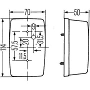 Hella Direction Indicator Light Right 2BA 002 324-021