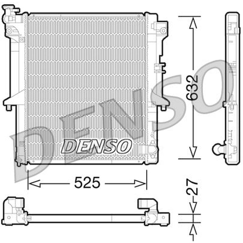 Denso Engine Radiator DRM45034
