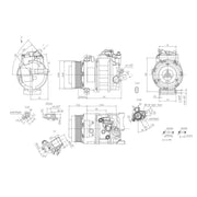 Hella Air Conditioning Compressor 8FK 366 201-191