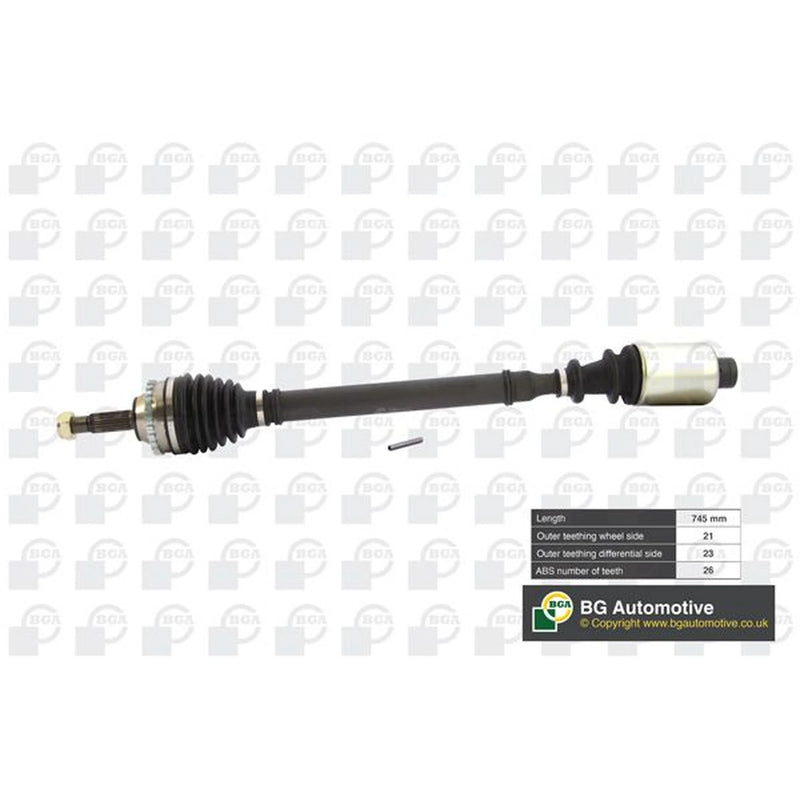 BGA CV Drive Shaft Driveshaft Front Right DS7320RA