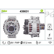 Valeo Car Alternator 12V 439831