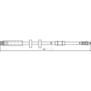 Apec Brake Hydraulic Hose Line Front HOS3614