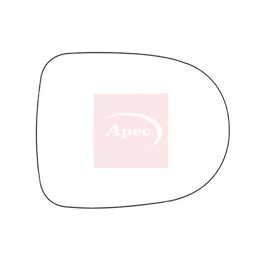 Apec Exterior Wing Mirror Glass both sides AMS2606