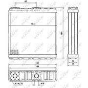 NRF Heater Matrix Core Heat Exchanger 52098