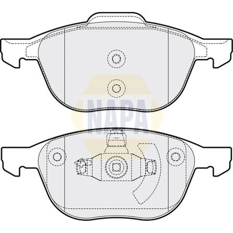 NAPA Front Brake Pad Set NBP1443