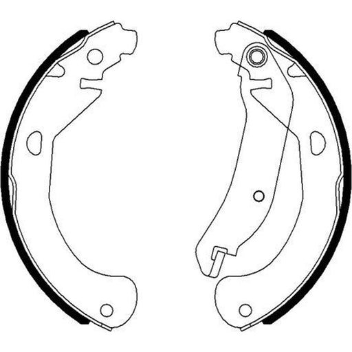 Textar Brake Shoe Set Axle Kit 91077500