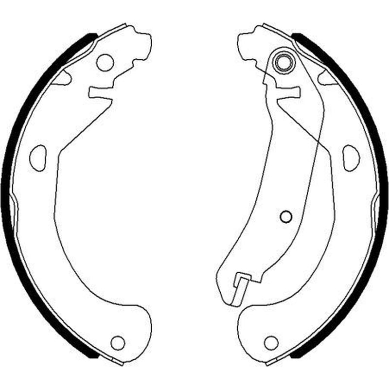 Mintex Brake Shoe Set Axle Kit MFR696