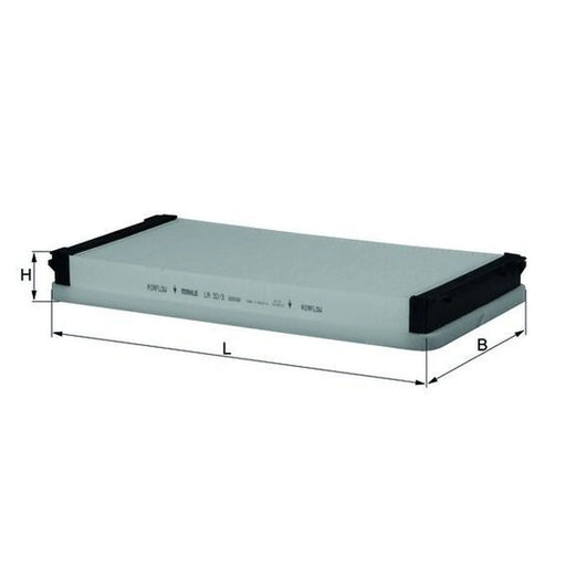 Mahle Cabin Air Filter (Pollen Filter) LA 32/3