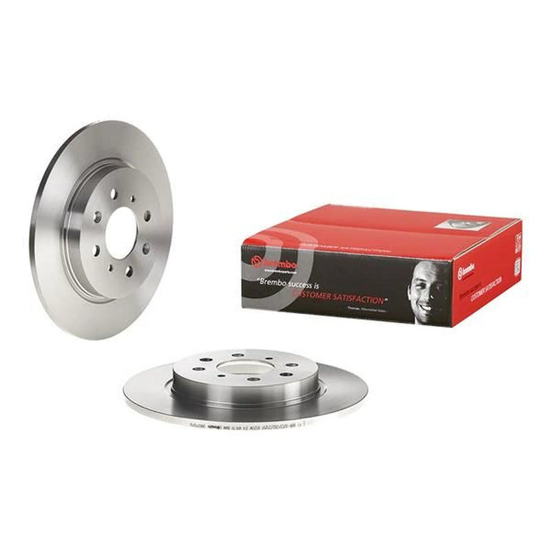 Brembo 2 x Solid Rear Brake Discs 08.B310.10
