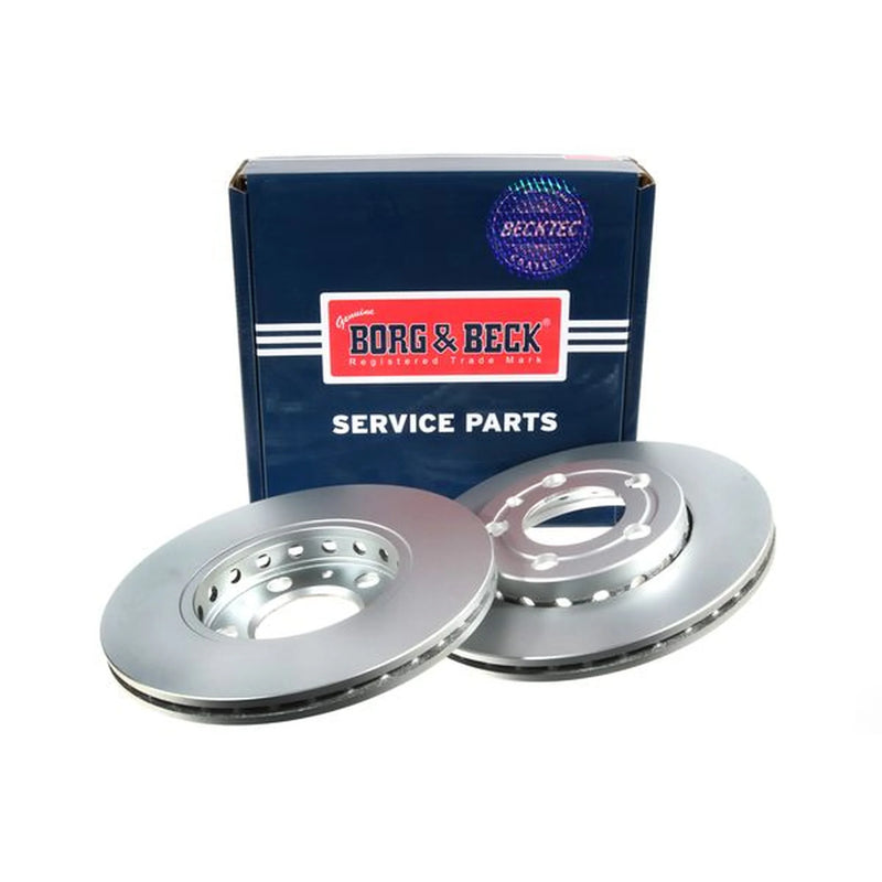 Borg & Beck 2 x Vented Front Brake Discs BBD4369