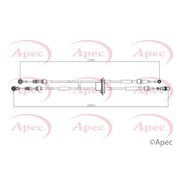 Apec Manual Transmission Cable Pull CAB7040