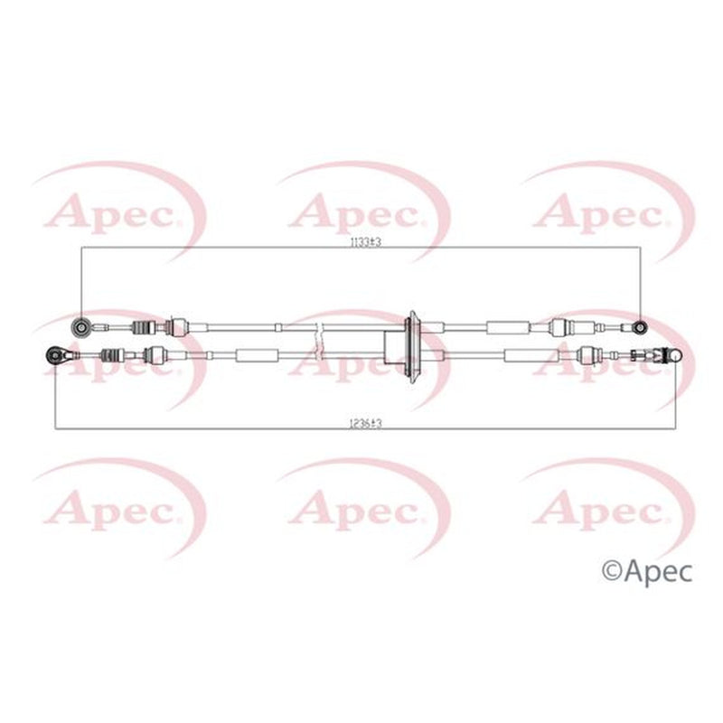 Apec Manual Transmission Cable Pull CAB7040