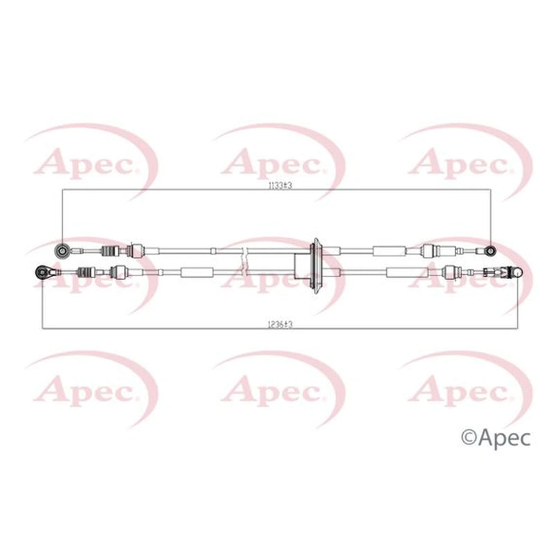 Apec Manual Transmission Cable Pull CAB7040