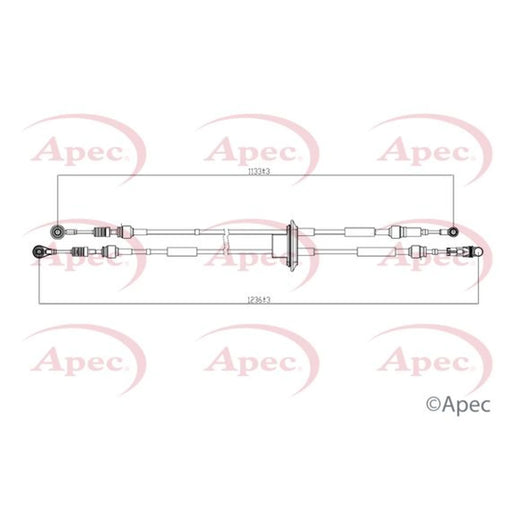 Apec Manual Transmission Cable Pull CAB7040