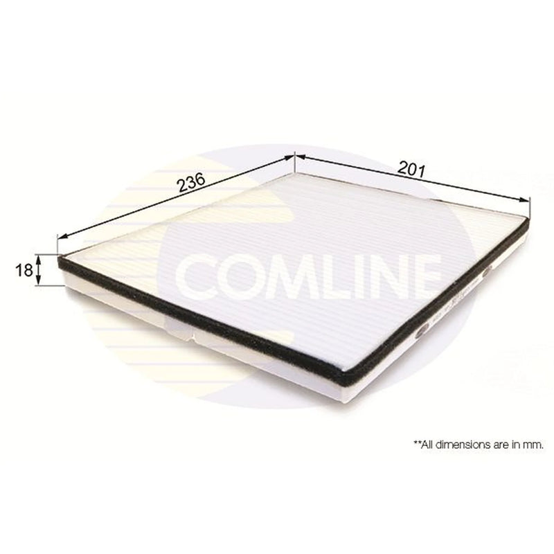 Comline Cabin Air Filter (Pollen Filter) EKF200