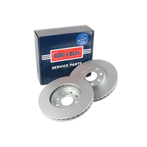 Borg & Beck 2 x Vented Front Brake Discs BBD4253