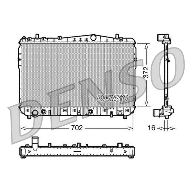Denso Engine Radiator DRM15002
