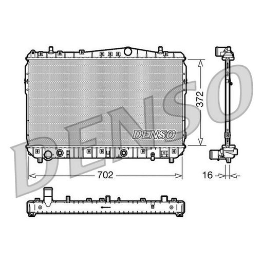 Denso Engine Radiator DRM15002