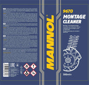 MANNOL Montage Brake Cleaner Aerosol Spray Professional Degreaser 500ml - MAN