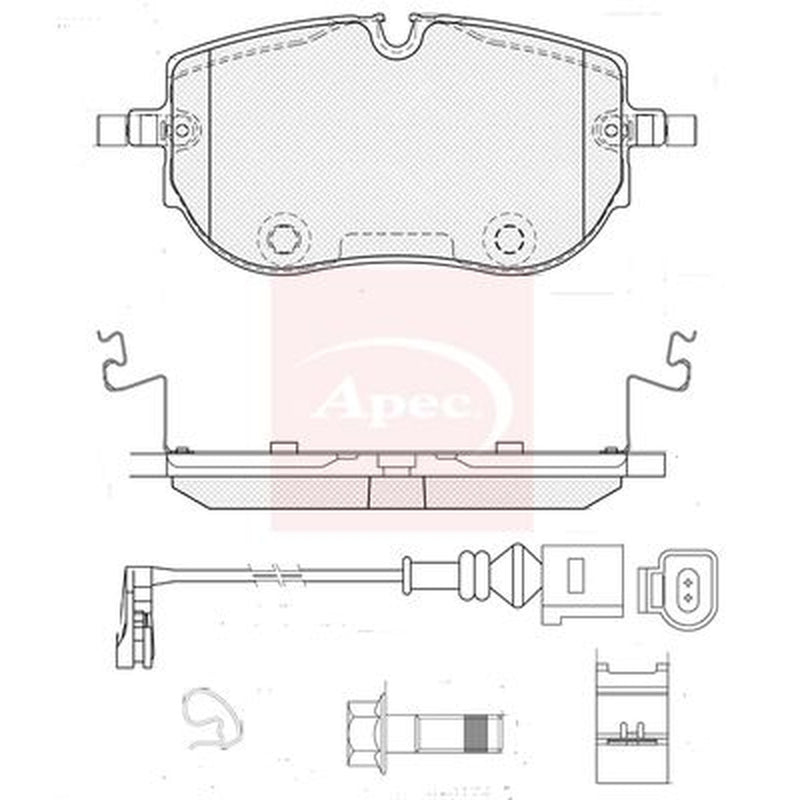 Apec Front Brake Pad Set PAD2494