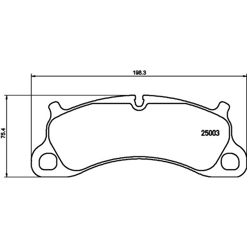 Mintex Front Brake Pad Set MDB3243