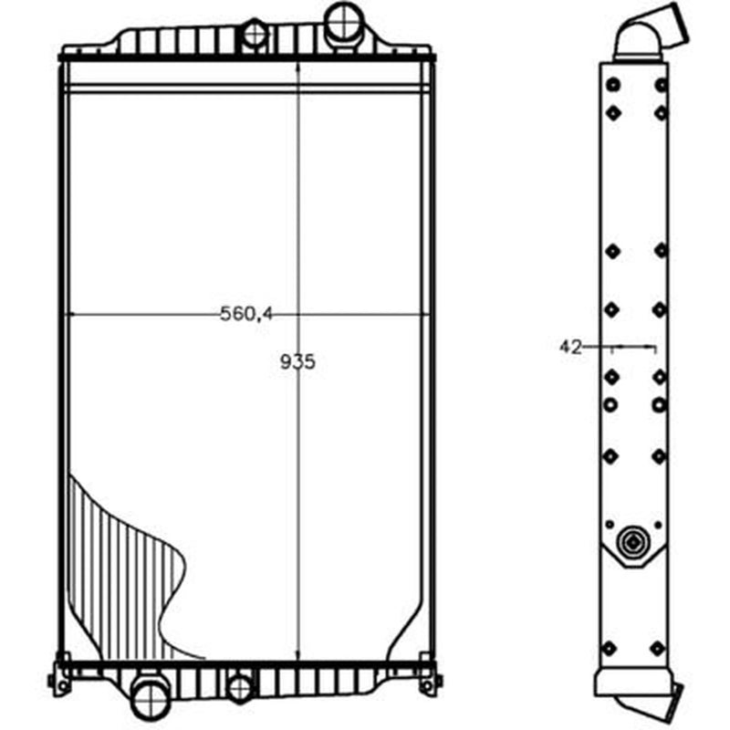 Mahle Engine Radiator CR 1227 000P