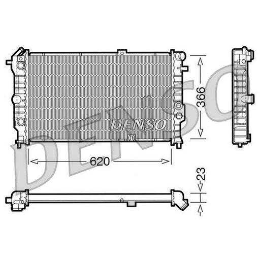 Denso Engine Radiator DRM20022