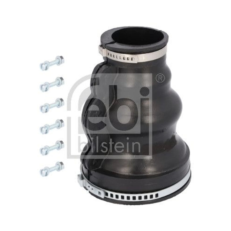 Febi Drive Shaft Bellow Kit transmission sided Rubber 01758