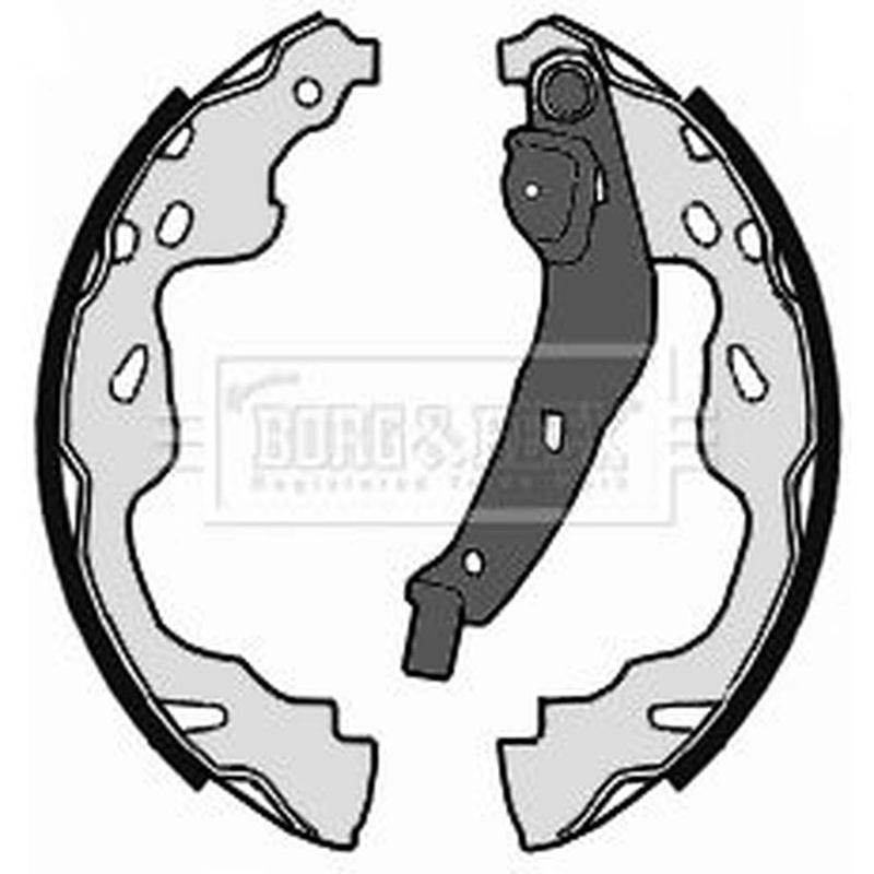 Borg & Beck Brake Shoe Set Axle Kit BBS6356