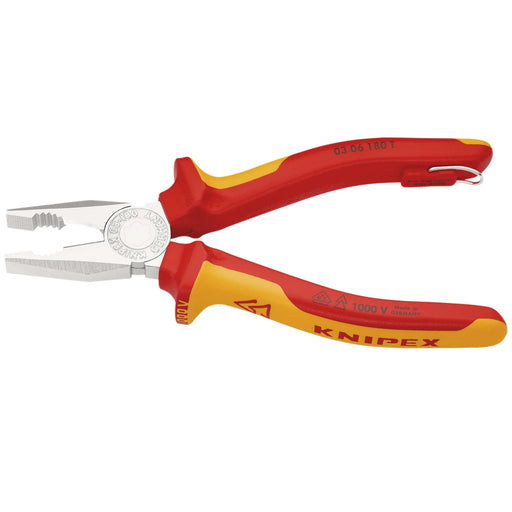 KNIPEX Combination Pliers 180mm, Model 03 06 180 T BK