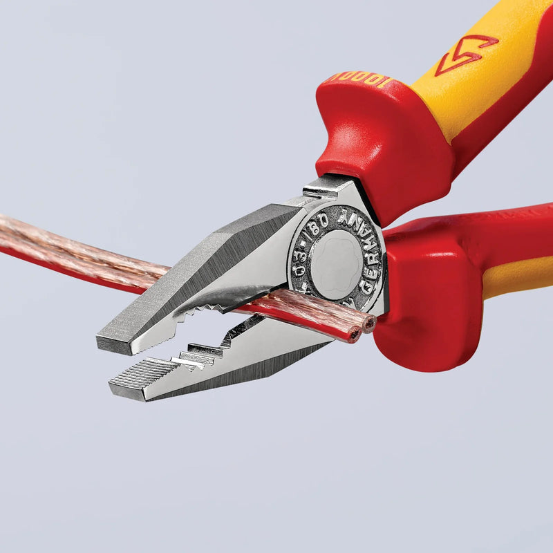KNIPEX Combination Pliers 180mm, Model 03 06 180 T BK