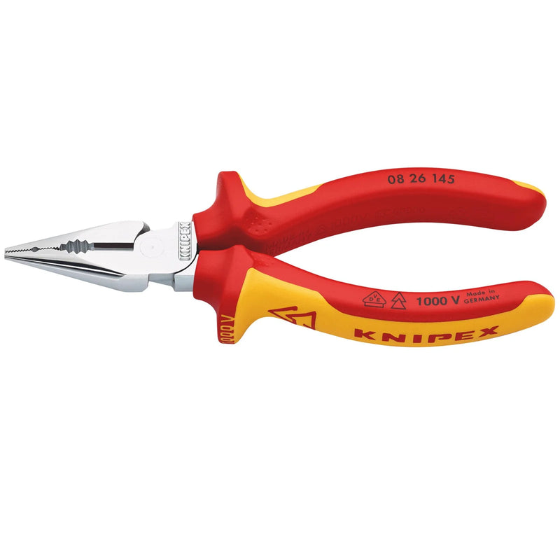 KNIPEX Needle-Nose Combination Pliers 145mm VDE 08 26 145 SB
