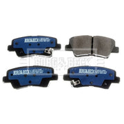 Borg & Beck 4 x Rear Brake Pad Set BBP2370
