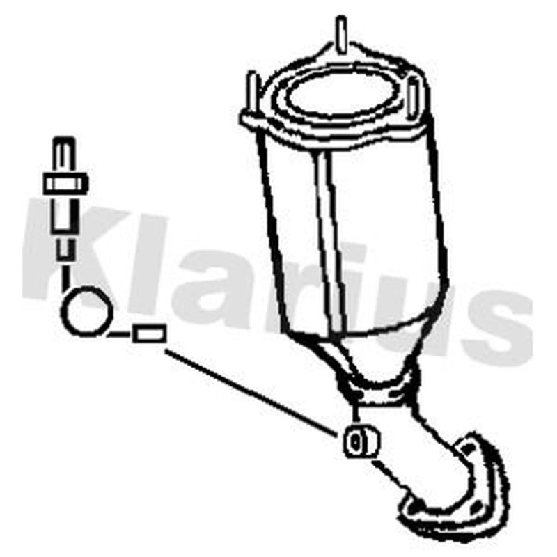 Klarius Catalyst Type Approved With Pipe 322573