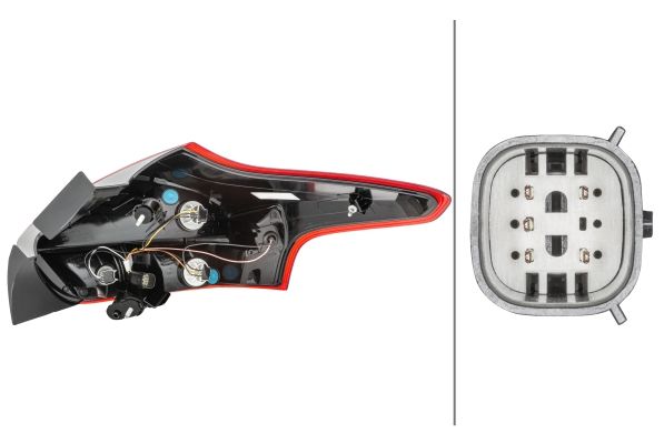 Hella 2VP 354 828-071 Tail Light Assembly