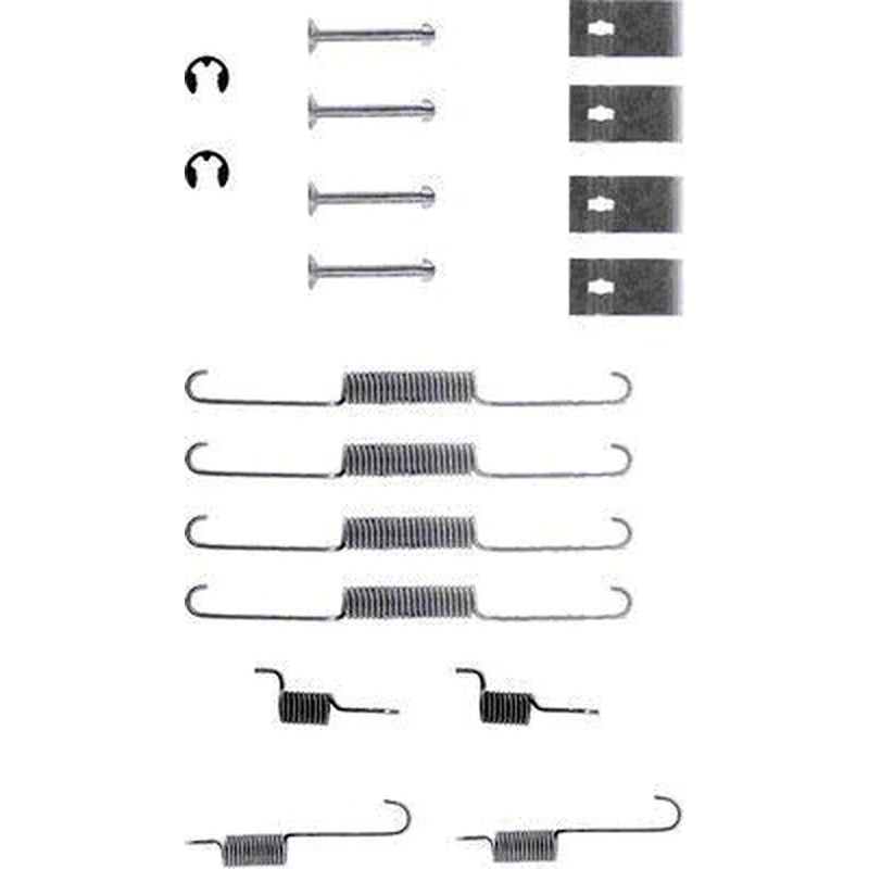 Textar Brake Shoe Accessory Kit Rear 97003500