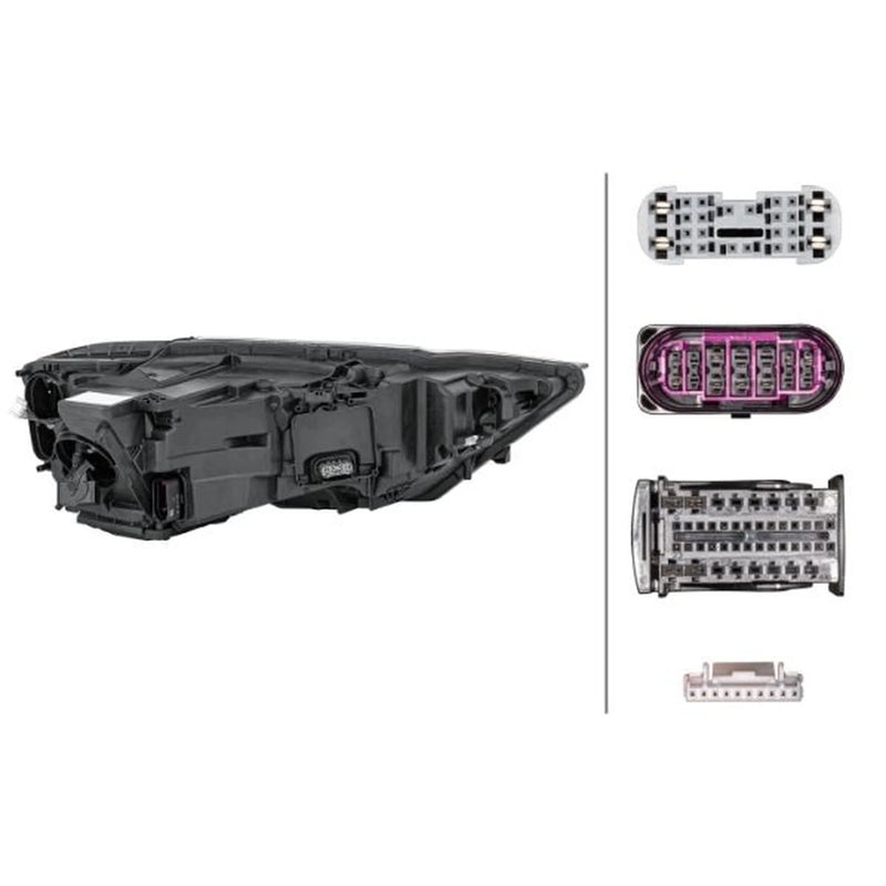 Hella Headlight Headlamp LED Left 1LX 012 865-431